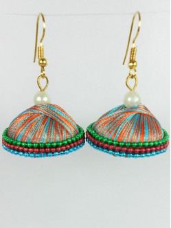 Silk Thread Earrings